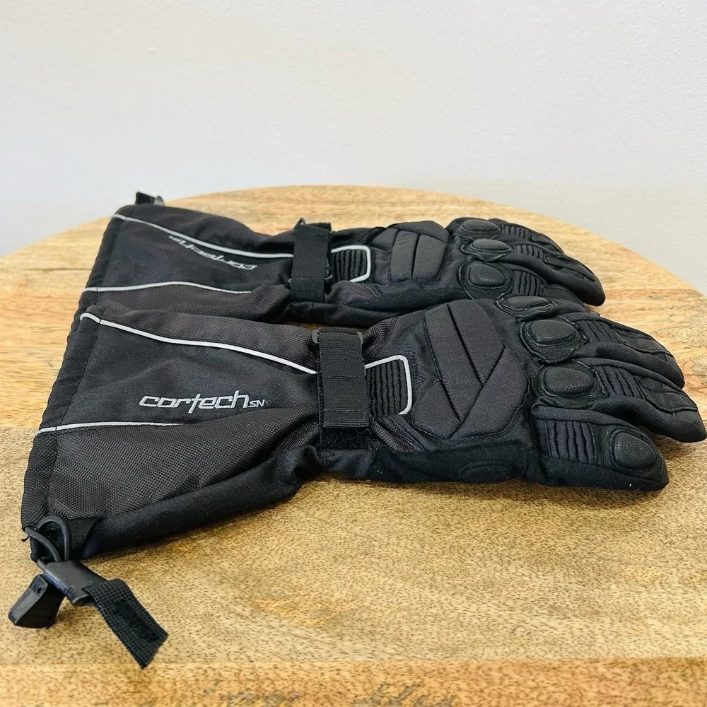 Cortech Cascade 2.1 Women's LG Gloves Black 8943140576 / 113578 Gently Worn Snow